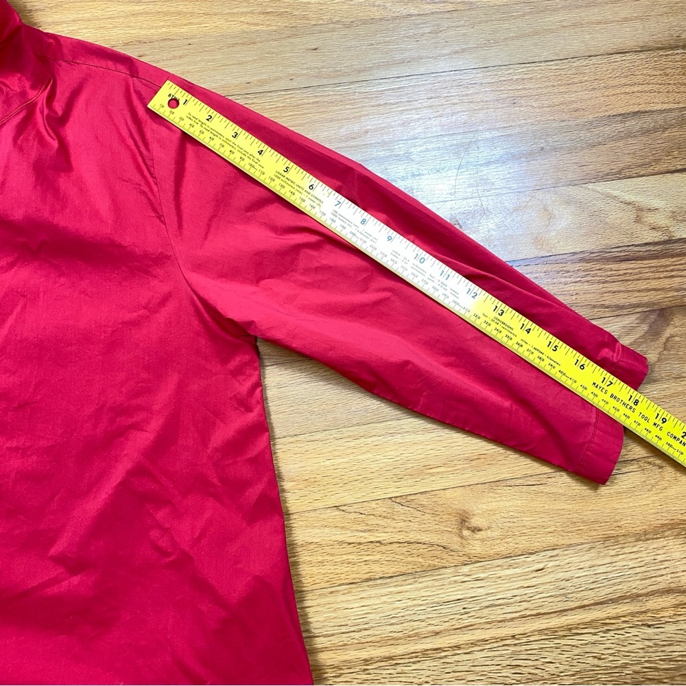 Diane Bailey Red Button Down Tunic W/ Pockets Sma… - image 7